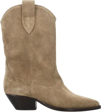 Isabel Marant Duerto suede boots - women - Suede/Calf Leather/Calf Leather - 39 - Neutrals