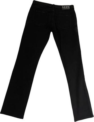 Valentino Garavani Black Stretch Skinny Jeans Size 32