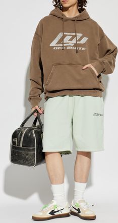 Off-white Hoodie, Mens, Brown