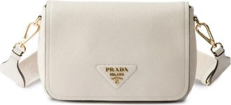 Prada leather shoulder bag - Neutrals