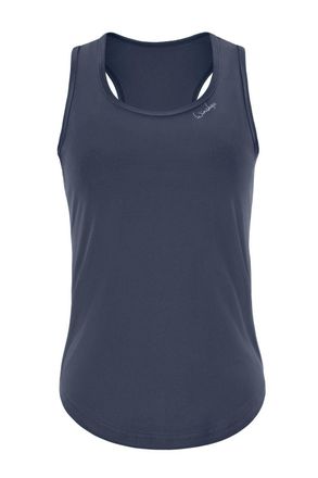 Winshape Tanktop WINSHAPE AET128LS, Damen, Gr. XXL, grau (anthrazit), 85% Polyester, 15% Elasthan, R&uuml;ckenausschnitt, Tops Tanktop, Functional Soft and Light