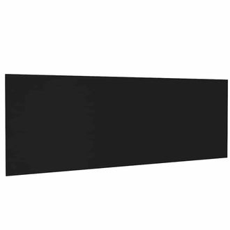 vidaXL Cabecero De Cama Pared Madera Contrachapada Negro 240x1,5x80cm Vidaxl