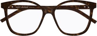 Saint Laurent Havana RX Optisch Montuur - Dames - Brillen - Bruin - ONE Size - Accessoires