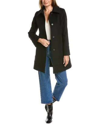 Fleurette Tailored Wool Coat