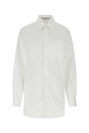 Stella McCartney Stella McCartney Womens White Poplin Shirt Cotton - Size EU 34 (Womens)