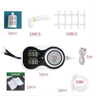 OEM Kit De Riego Autom&aacute;tico Para Interiores, Sistema De Riego Por Goteo Autom&aacute;tico Para Hasta 15 Plantas, Kit De Riego Por Goteo Para Plantas De Interior,