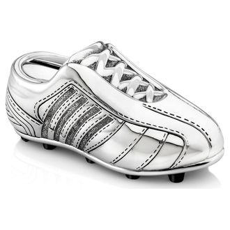 Zilverstad Hucha De F&uacute;tbol Plateada Para Ni&ntilde;o Como Regalo Zapato De F&uacute;tbol Tama&ntilde;o: 55x129x59 Mm Sku: Zv6256261