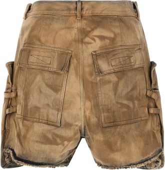 Rick Owens Stefan Cargo Shorts - Tan
