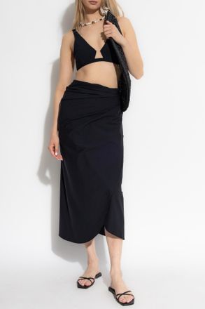 Hunza G Pareo Long Sarong, Womens, Black