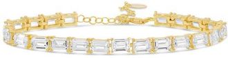 SHYMI Tennis Bracelet in Gold at Nordstrom