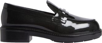 Calvin Klein Zwarte Loafer Bar Saff Schoenen - Dames - Loafers - Zwart - 41 EU - Leer - Schoenen