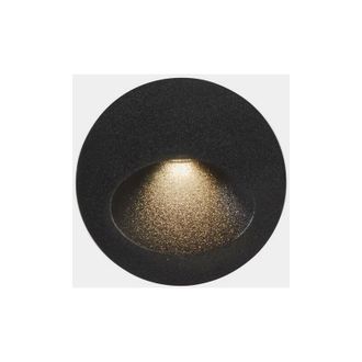 Leds - C4 Leds-c4 - leds C4 Bat Round Oval Outdoor led Recessed Wall Light Round Urban Grey IP65 2.2W 3000K
