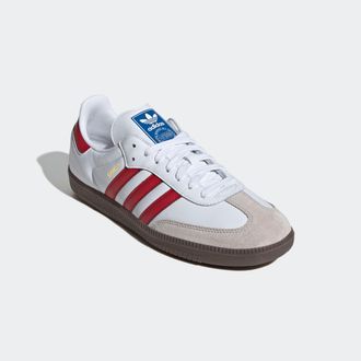 adidas Sneaker ADIDAS ORIGINALS SAMBA OG, Herren, Gr. 38,5, ftwwht, betsca, supcol, Leder, Synthetik, Schuhe Sneaker