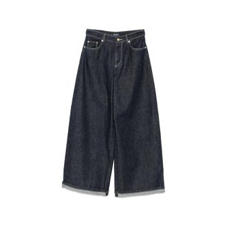 Max Mara Wide-leg Turn-up Jeans