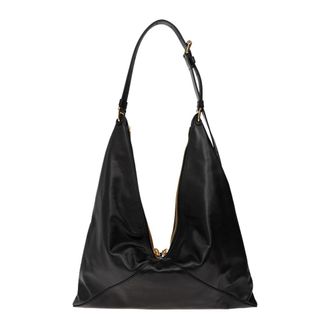 Moschino Leren Schoudertas - Dames - Schoudertassen - Zwart - ONE Size - Leer - Tassen