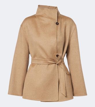 Max Mara Abrigo envolvente de pelo y mohair