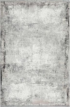 Wecon Home Alfombra para salón vintage con el uso de hilos suaves gris 200x290