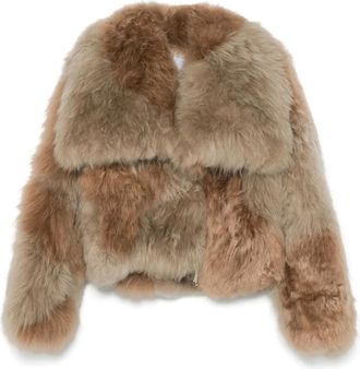 The Attico Giacca bicolore - Marrone
