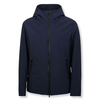 Woolrich Jassen, Heren, Blauw, XL, Leer, Pacific Soft Shell Jacket