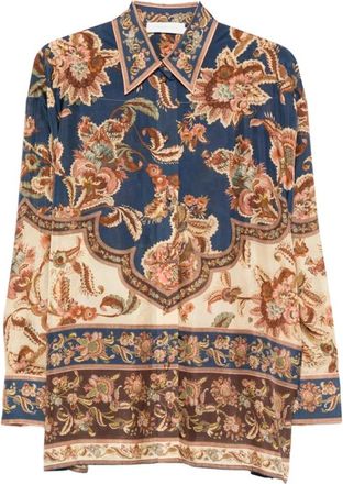 Zimmermann Shirt - Dames - Overhemden - Veelkleurig - L - Overhemden