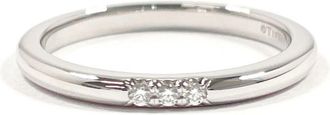 Tiffany & Co. Silver Platinum 950 Band Ring (Pre-Owned)