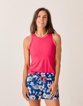 Carve Designs Lyra Rib Tank in Watermelon at Nordstrom, Size Xx-Small