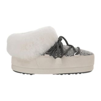 Moon Boot Schoenen, Dames, Wit, 41 EU, Leer, EVX Chalet