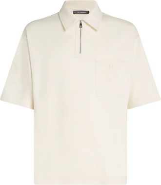 Karl Lagerfeld Polo con ricamo - Toni neutri