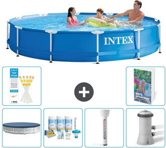 Intex Piscina Con Estructura Redonda - 366x76 Cm - 7-piezas S52