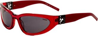 HUGO BOSS Mens 59mm Red Sunglasses