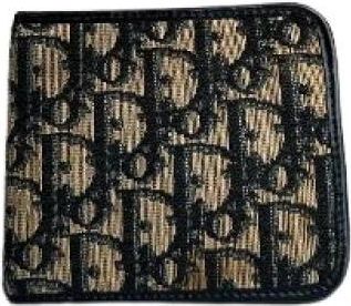Dior Pre-owned Vintage Oblique Wallet - unisex - Vintage Accessoires - Veelkleurig - ONE Size - Leer - Vintage