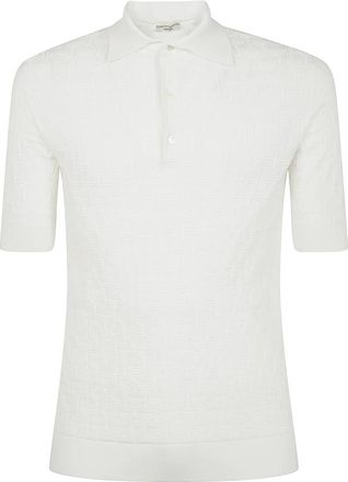 FILIPPO DE LAURENTIIS Klassieke Polo Shirt - Heren - Polos - Wit - L - Tops