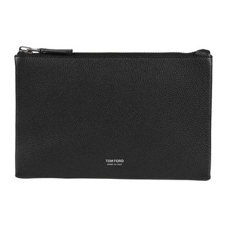 Tom Ford Heren, Tassen, Zwart, Maat: ONE Size Leer