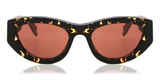 Marni Rainbow Mountains Havana Rossa VGO Womens Sunglasses Tortoiseshell Size 52