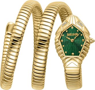Just Cavalli Womens Snake 316L Stainless Steel Watch