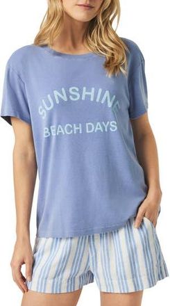 Splendid Coastal Cool Cotton Blend Graphic T-Shirt in Sunshine Beach at Nordstrom Rack, Size X-Small