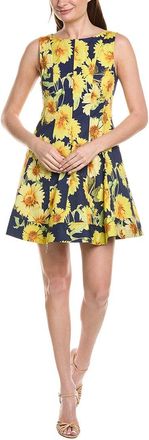 Milly Milly Poppy Sunflower Poplin Mini Dress