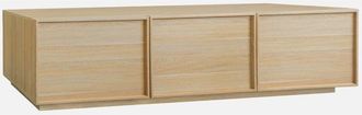 Sweeek Mueble de TV de decoración de madera 3 puertas, 180cm