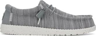 Hey Dude Stretch Sox Mocassins Lichtgewicht Sandaal - Heren - Veterschoenen - Grijs - 45 EU - Katoen - Schoenen