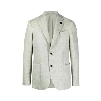 Lardini Heren, Jassen, Groen, Maat: 2XL Leer