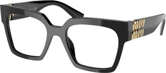 Miu Miu Vista MU04u Optisch Montuur - Dames - Brillen - Zwart - ONE Size - Accessoires