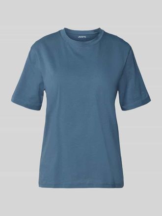 Jake*s Casual T-Shirt aus Bio-Baumwolle in Jeansblau, Gr&ouml;&szlig;e XXL