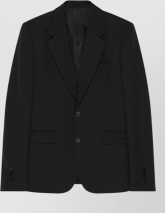 Givenchy regular wool blazer couture seam
