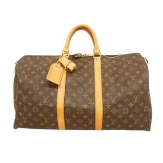 Louis Vuitton Pre-owned Weekend Bags, unisex, Brown, Size: ONE SIZE Pre-owned Keepall 50 Boston Bag