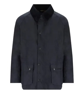Barbour Ashby Wax Navy Blue Jacket