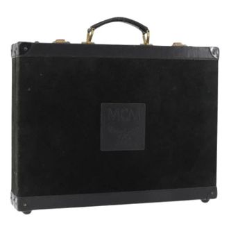 MCM Pre-owned Handbags, female, Black, Size: ONE SIZE Pre-owned Trunk Handbag