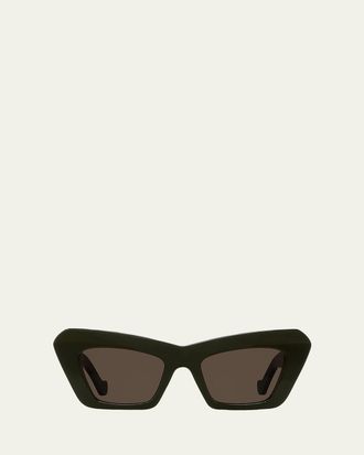 Loewe Anagram Acetate Cat-Eye Sunglasses