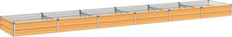 vidaXL Cama De Jard&iacute;n Elevada Natural 480 X 80 X 24 Cm Vidaxl