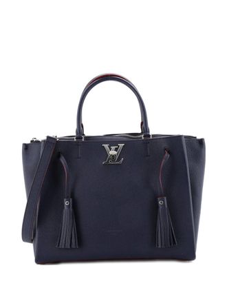Louis Vuitton Lockmeto Handbag Leather satchel - Blauw