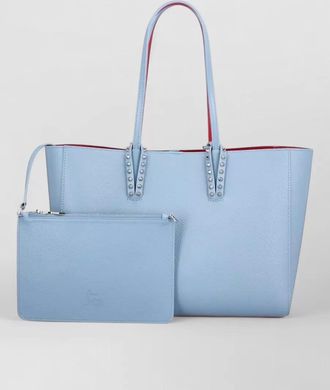 Christian Louboutin cabata small leather studded tote bag